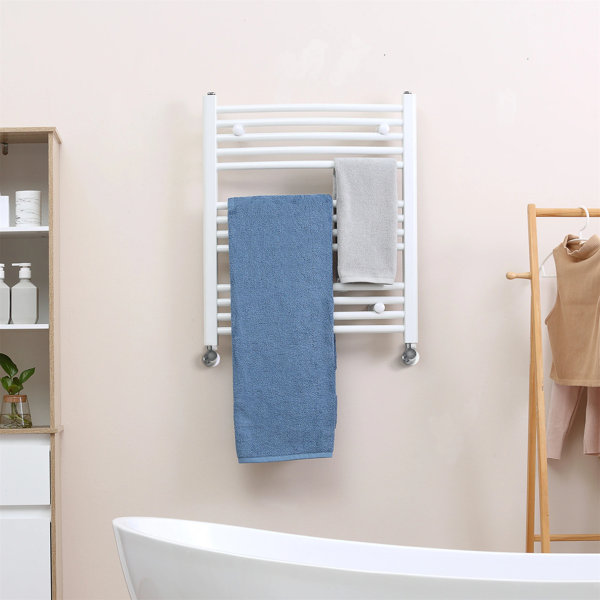 Levi Beer Straight Heated Towel Rail, Hydronic Bathroom Ladder Radiator